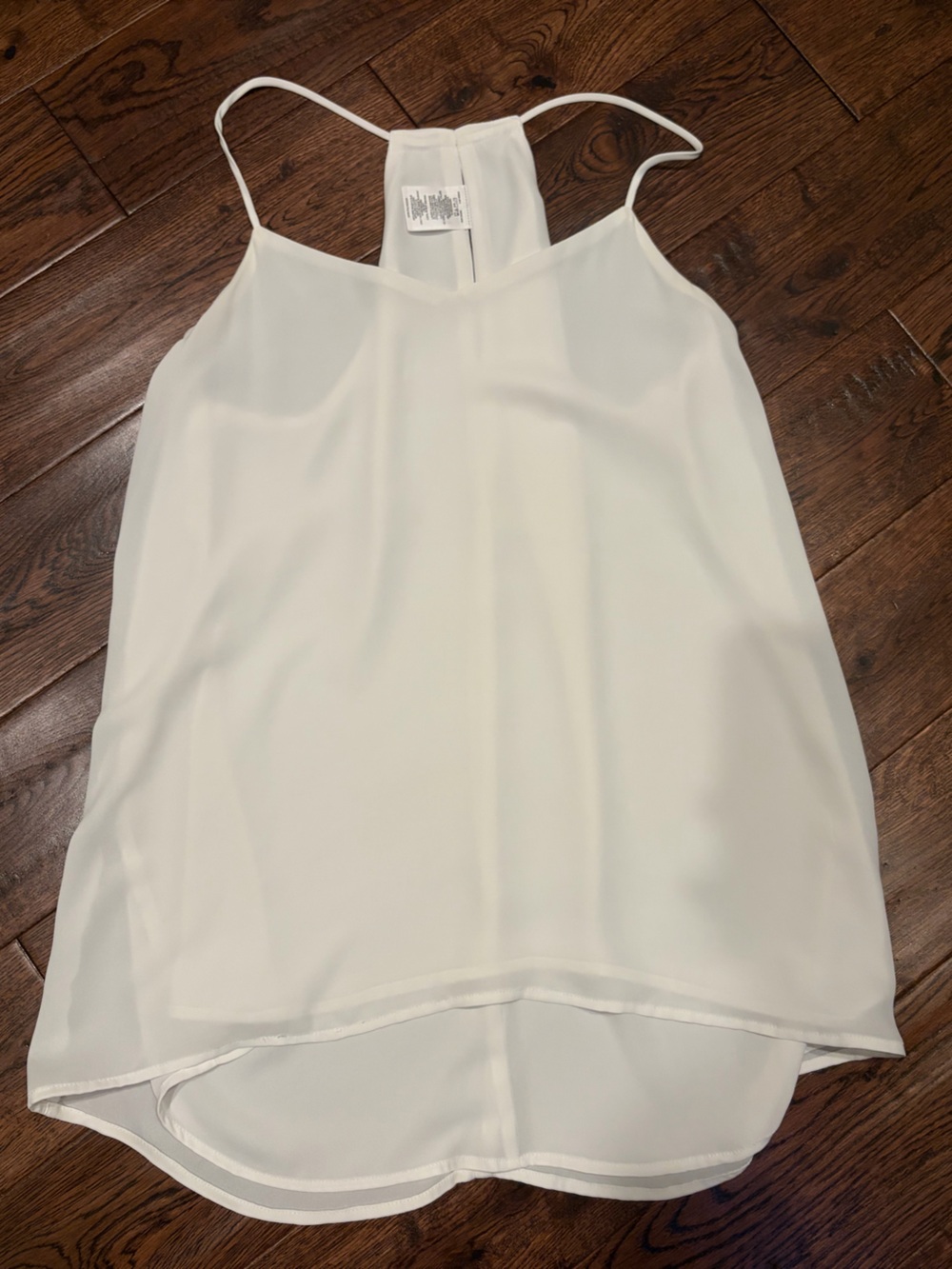 Express White Spaghetti Strap Tank Top